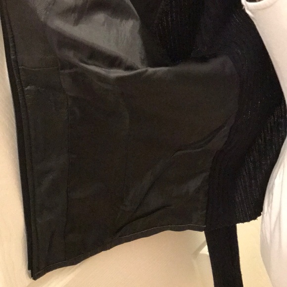 Spiegel vintage leather panel sweater jacket - Picture 4 of 7